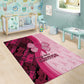 Breast Cancer Awareness Area Rug Think Pink - African Pattern - African Pride