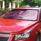 Breast Cancer Awareness Auto Sun Shade Party Like A Survivor - Pink African Pattern