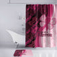 Breast Cancer Awareness Bathroom Set Party Like A Survivor - Pink African Pattern