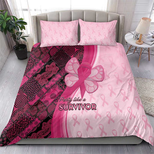 Breast Cancer Awareness Bedding Set Think Pink - African Pattern - African Pride