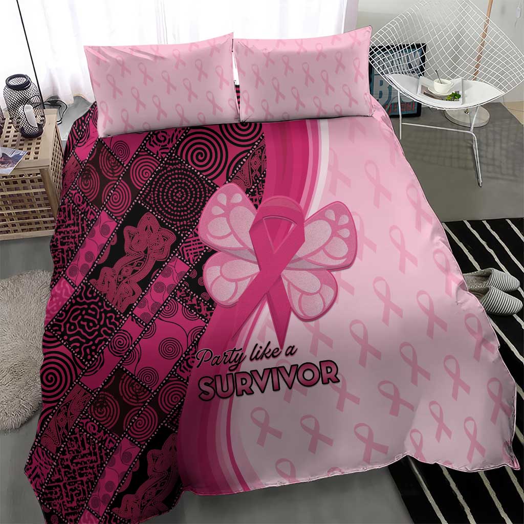 Breast Cancer Awareness Bedding Set Think Pink - African Pattern - African Pride