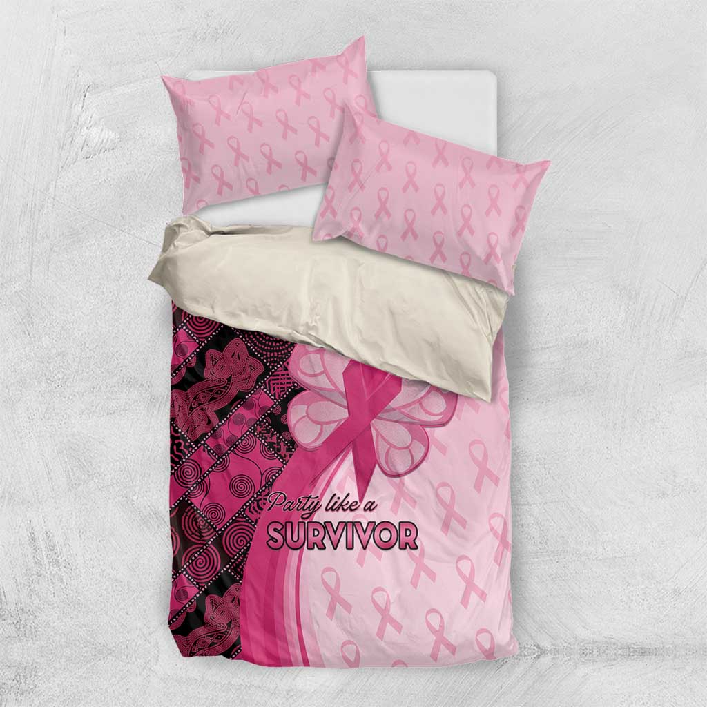 Breast Cancer Awareness Bedding Set Think Pink - African Pattern - African Pride