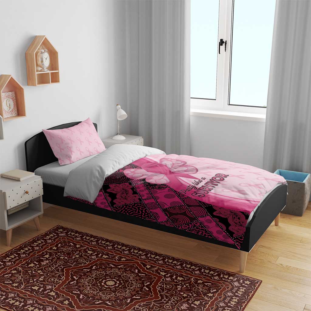 Breast Cancer Awareness Bedding Set Think Pink - African Pattern - African Pride