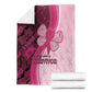 Breast Cancer Awareness Blanket Think Pink - African Pattern - African Pride