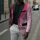 Breast Cancer Awareness Blazer Party Like A Survivor - Pink African Pattern