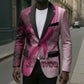 Breast Cancer Awareness Blazer Party Like A Survivor - Pink African Pattern