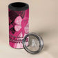 Breast Cancer Awareness 4 in 1 Can Cooler Tumbler Think Pink - African Pattern - African Pride