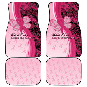 Breast Cancer Awareness Car Mats Think Pink - African Pattern - African Pride