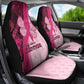 Breast Cancer Awareness Car Seat Cover Think Pink - African Pattern - African Pride