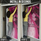 Breast Cancer Awareness Door Cover Party Like A Survivor - Pink African Pattern