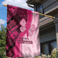 Breast Cancer Awareness Garden Flag Think Pink - African Pattern - African Pride