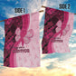 Breast Cancer Awareness Garden Flag Think Pink - African Pattern - African Pride