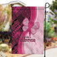 Breast Cancer Awareness Garden Flag Think Pink - African Pattern - African Pride