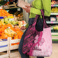 Breast Cancer Awareness Grocery Bag Think Pink - African Pattern - African Pride