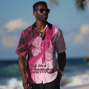 Breast Cancer Awareness Hawaiian Shirt Think Pink - African Pattern - African Pride