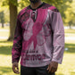 Breast Cancer Awareness Hockey Jersey Party Like A Survivor - Pink African Pattern