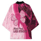 Breast Cancer Awareness Kimono Party Like A Survivor - Pink African Pattern