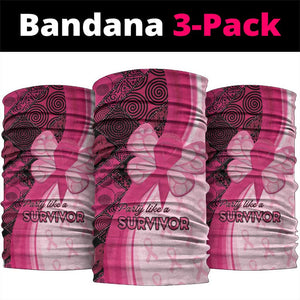 Breast Cancer Awareness Neck Gaiter Think Pink - African Pattern - African Pride