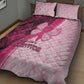 Breast Cancer Awareness Quilt Bed Set Think Pink - African Pattern - African Pride