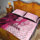 Breast Cancer Awareness Quilt Bed Set Think Pink - African Pattern - African Pride