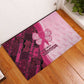 Breast Cancer Awareness Rubber Doormat Think Pink - African Pattern - African Pride
