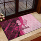 Breast Cancer Awareness Rubber Doormat Think Pink - African Pattern - African Pride