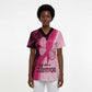Breast Cancer Awareness Scrub Top Party Like A Survivor - Pink African Pattern - African Pride