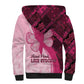 Breast Cancer Awareness Sherpa Hoodie Think Pink - African Pattern - African Pride