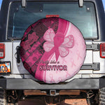 Breast Cancer Awareness Spare Tire Cover Think Pink - African Pattern - African Pride
