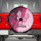 Breast Cancer Awareness Spare Tire Cover Think Pink - African Pattern - African Pride
