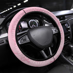 Breast Cancer Awareness Steering Wheel Cover Think Pink - African Pattern - African Pride