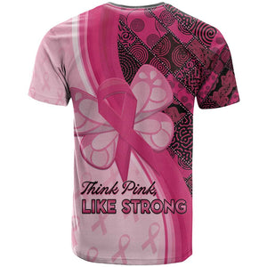 Breast Cancer Awareness T shirt Think Pink - African Pattern - African Pride