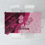 Breast Cancer Awareness Tablecloth Think Pink - African Pattern - African Pride