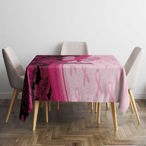 Breast Cancer Awareness Tablecloth Think Pink - African Pattern - African Pride