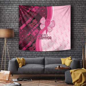 Breast Cancer Awareness Tapestry Think Pink - African Pattern - African Pride