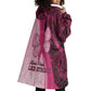 Breast Cancer Awareness Wearable Blanket Hoodie Think Pink - African Pattern - African Pride