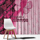 Breast Cancer Awareness Window Curtain Think Pink - African Pattern - African Pride