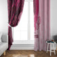 Breast Cancer Awareness Window Curtain Think Pink - African Pattern - African Pride
