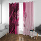 Breast Cancer Awareness Window Curtain Think Pink - African Pattern - African Pride