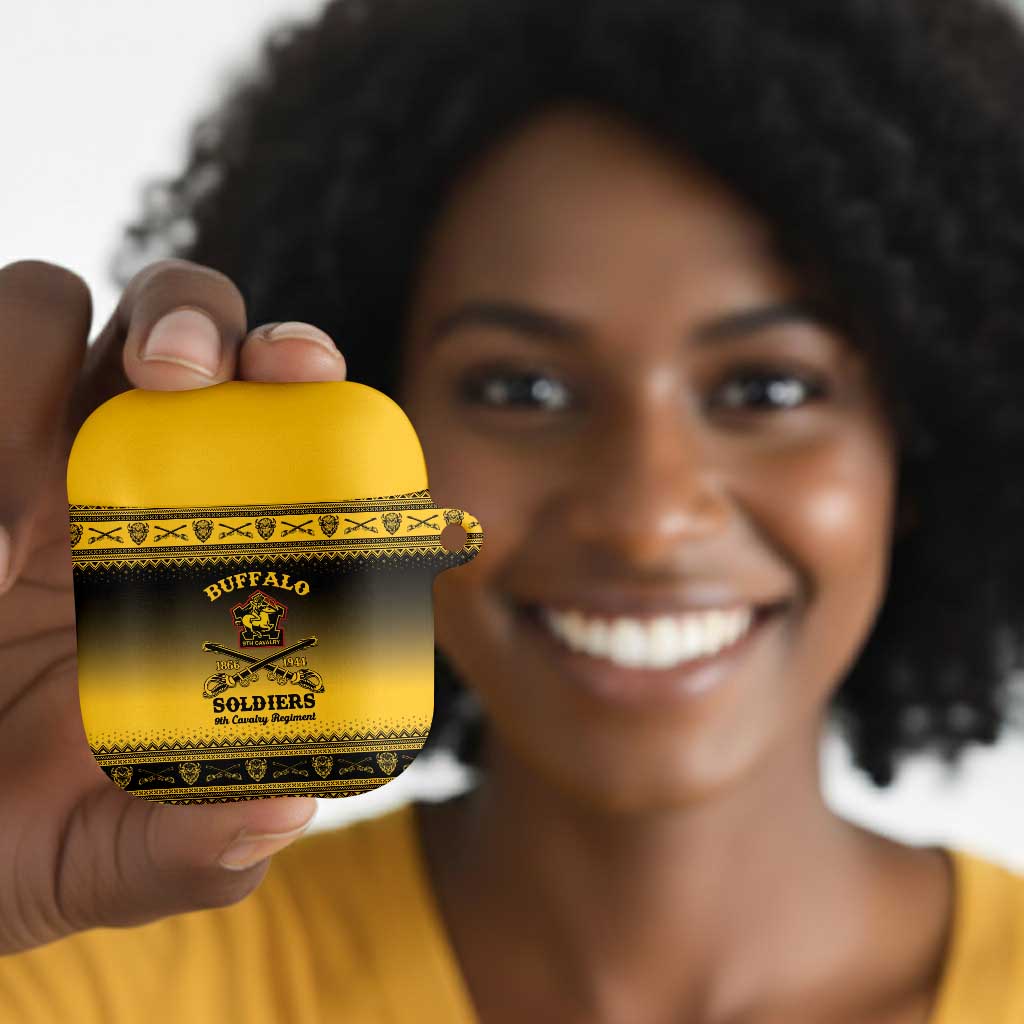 Buffalo Soldiers Christmas AirPods Case 9th Cavalry Regiment