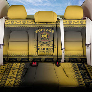 Afro Christmas Buffalo Soldiers Back Car Seat Cover 9th Cavalry Regiment - African Pride