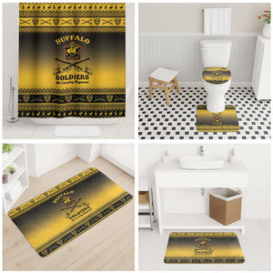 Buffalo Soldiers Christmas Bathroom Set 9th Cavalry Regiment