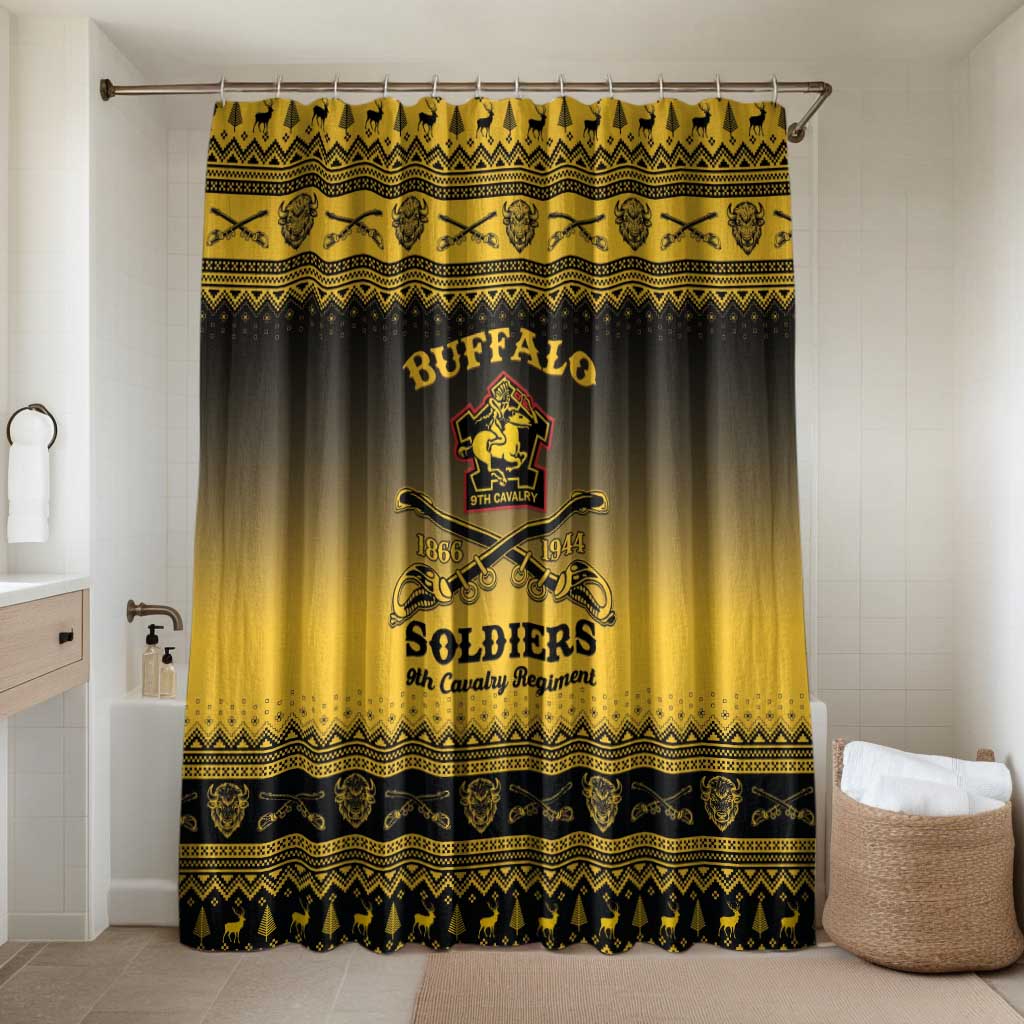 Buffalo Soldiers Christmas Bathroom Set 9th Cavalry Regiment