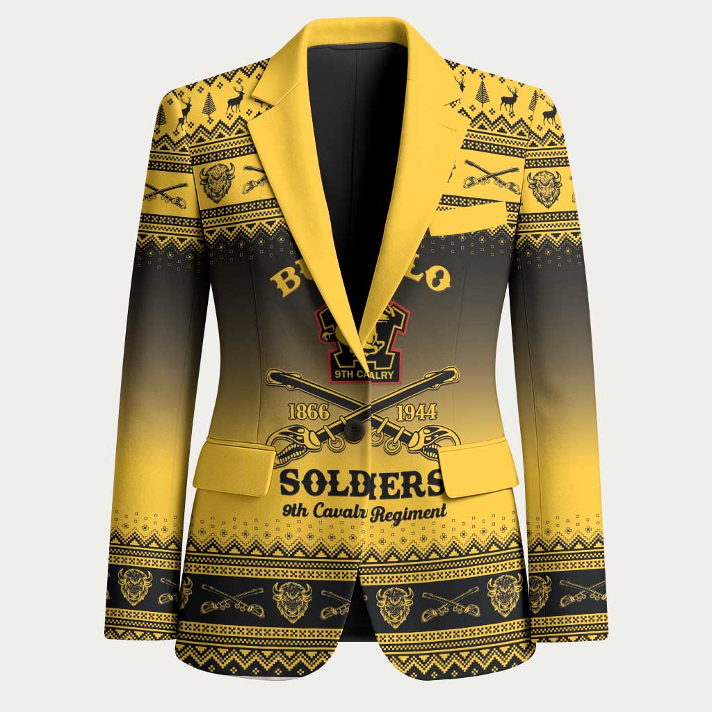 Buffalo Soldiers Christmas Blazer 9th Cavalry Regiment