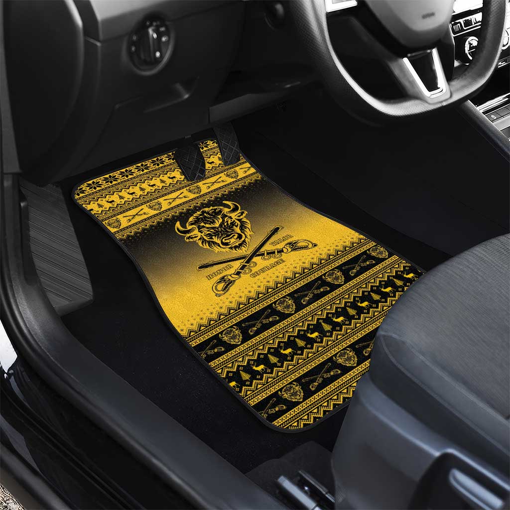 Afro Christmas Buffalo Soldiers Car Mats 9th Cavalry Regiment - African Pride