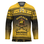 Buffalo Soldiers Christmas Hockey Jersey 9th Cavalry Regiment