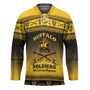 Buffalo Soldiers Christmas Hockey Jersey 9th Cavalry Regiment