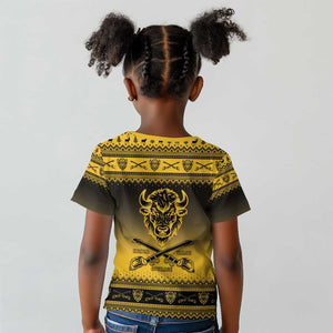 Afro Christmas Buffalo Soldiers Kid T shirt 9th Cavalry Regiment - African Pride