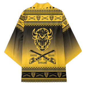 Buffalo Soldiers Christmas Kimono 9th Cavalry Regiment