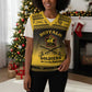Afro Christmas Buffalo Soldiers Christmas Knitted V-Neck Vest 9th Cavalry Regiment - African Pride